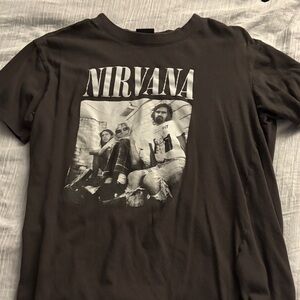 Cotton On Nirvana Graphic Tee in Brown